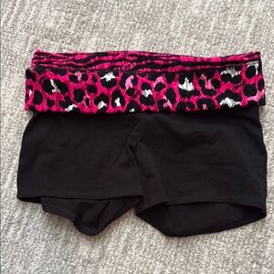 Stylish Black and Pink Victoria’s Secret Women's Shorts